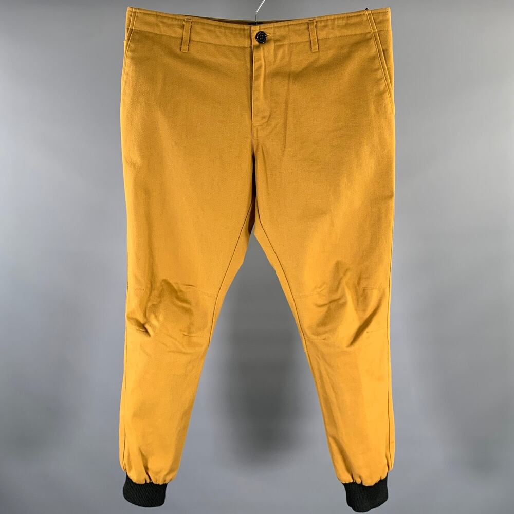 KITH Size 36 Tan Black Twill Cotton Zip Fly Casual Pants